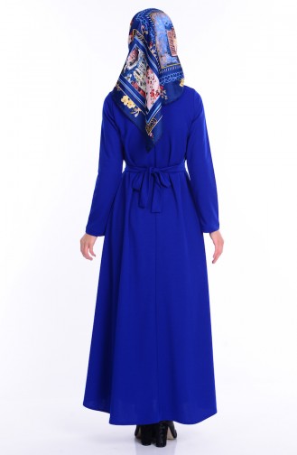 Kemerli Mevlana Elbise 1863-05 Saks