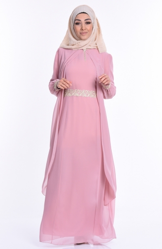 Powder Hijab Dress 52221-20