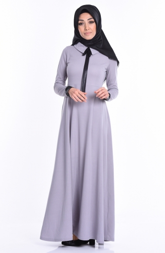 Gray Hijab Dress 2011-09