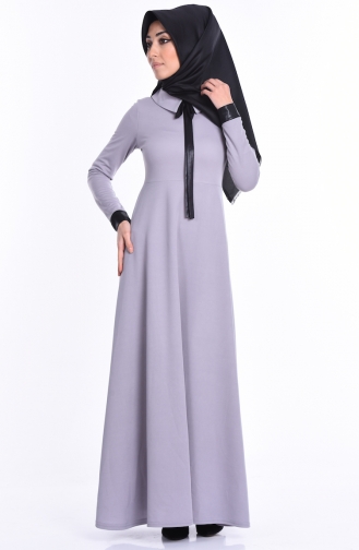 Gray Hijab Dress 2011-09