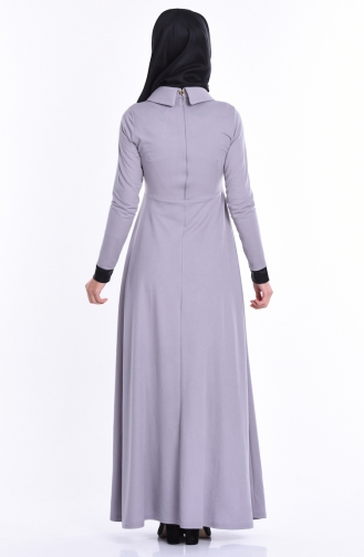 Gray Hijab Dress 2011-09