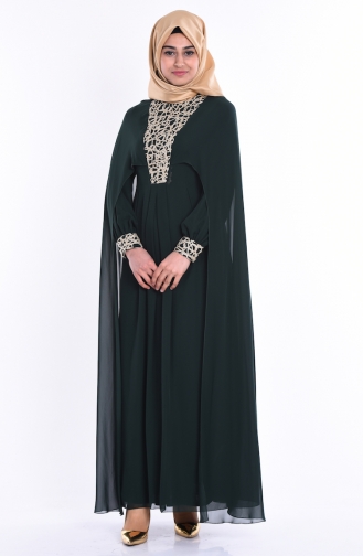 Habillé Hijab Vert 52571-03