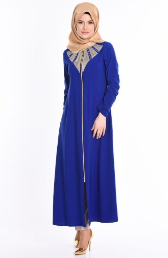 Sude Embroidered Abaya 2107-08 Saks 2107-08