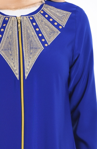 Sude Embroidered Abaya 2107-08 Saks 2107-08