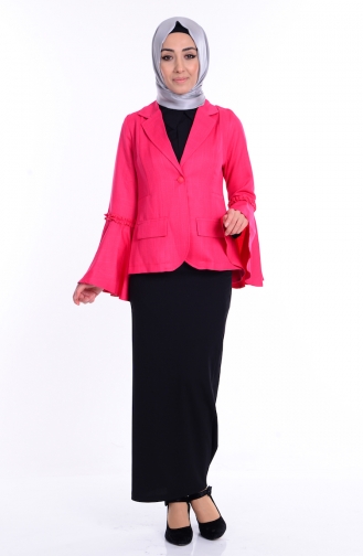 Jacke mit Spanischärmeln 8443-04 Fuchsia 8443-04