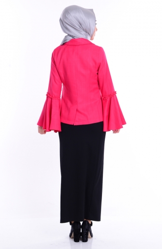 Jacke mit Spanischärmeln 8443-04 Fuchsia 8443-04