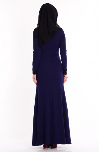 Robe Hijab Pourpre 0060-03