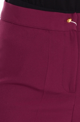 Pantalon Simple 1004-16 Plum Clair 1004-16