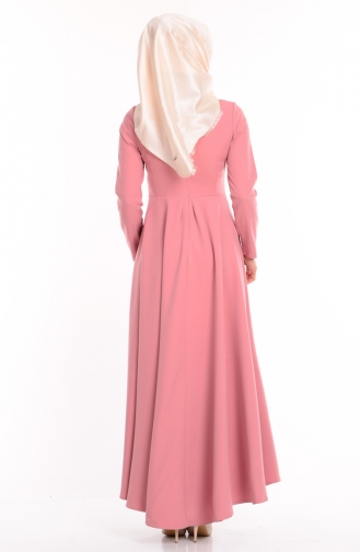 Robe Hijab Poudre 4055-22