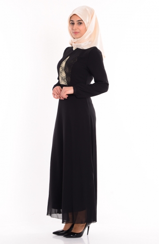 Robe Hijab Noir 99008-01