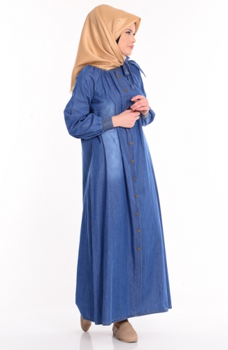 Robe Hijab Bleu 1139-01