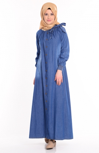 Robe Hijab Bleu 1139-01