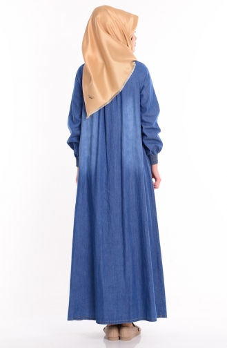 Robe Hijab Bleu 1139-01