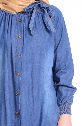 Robe Hijab Bleu 1139-01