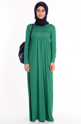 Robe Plissée 0729-11 Vert 0729-11