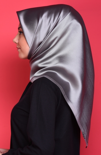 Tafta Eşarp 90075-01 Gümüş Gri