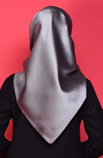 Tafta Eşarp 90075-01 Gümüş Gri