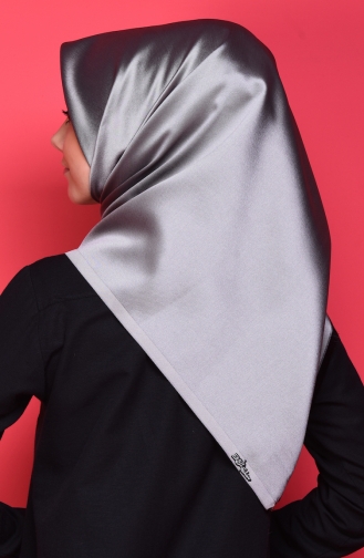 Tafta Eşarp 90075-01 Gümüş Gri