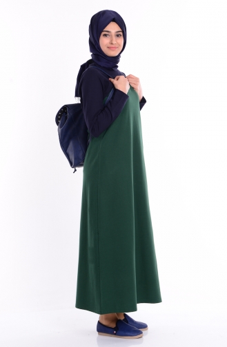 Basic Spor Elbise 2076-03 Lacivert Zümrüt Yeşil