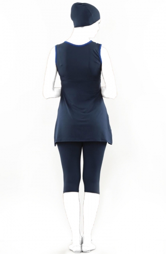 Navy Blue Swimsuit Hijab 1046-01