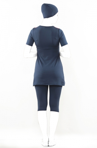 Navy Blue Swimsuit Hijab 1048-02