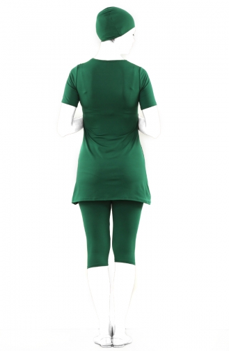 Green Swimsuit Hijab 1048-06