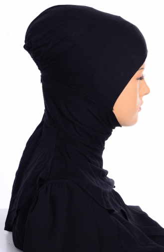 Sefamerve Bonnet Islamique Grande Taille 06 Noir 06