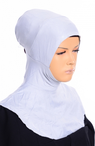 Sefamerve Bonnet Hijab Grande Taille 07 Gris 07