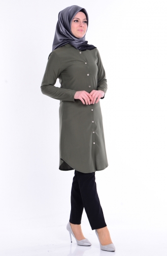 Judge Collar Tunic 3086-04 Khaki Green 3086-04