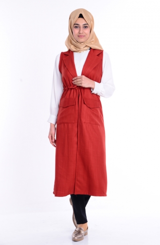 Brick Red Waistcoats 8442-04