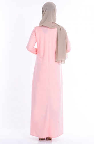 Powder Hijab Dress 1066-09