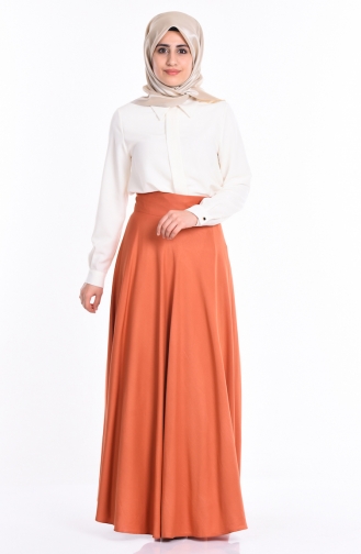 Brick Red Skirt 2146-10