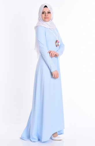 Robe Hijab Bleu 2964-05