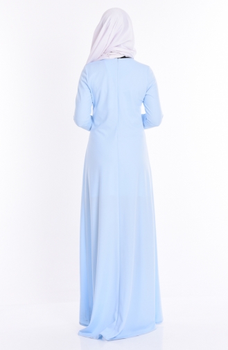 Blue Hijab Dress 2964-05