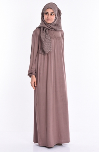 Mink Hijab Dress 0745B-01