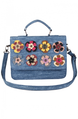 Denim Blue Shoulder Bags 42320-16