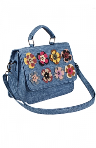 Denim Blue Shoulder Bags 42320-16
