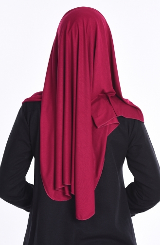 Sefamerve Nacre Combed Cotton Shawl 73 Light Maroon 73