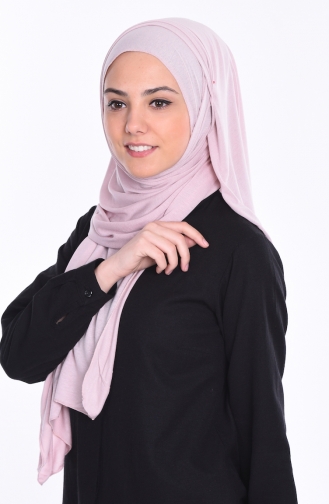 Sefamerve Sedef Cotton Shawl 78 Powder Pink 78