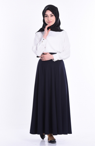 Navy Blue Skirt 4220-07