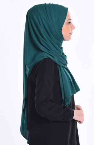 Sefamerve Nacre Combed Cotton Shawl 76 Emerald Green 76