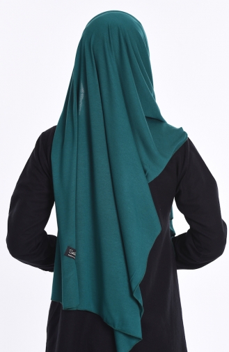 Sefamerve Nacre Combed Cotton Shawl 76 Emerald Green 76