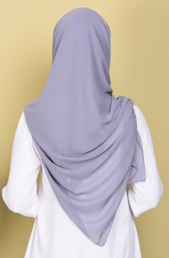 Echarpe Crêpe Grande Taille 50024-14 Gris Foncé 14