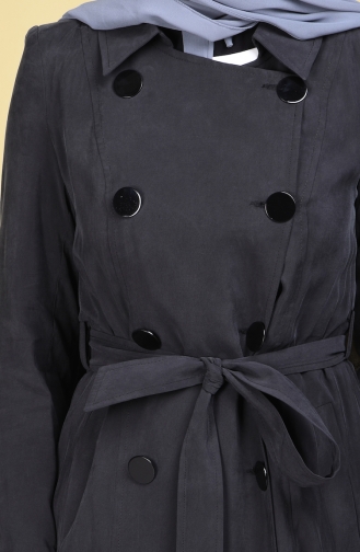 Black Trench Coats Models 35745-01