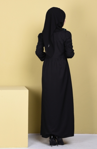 Robe Hijab Noir 5711-02