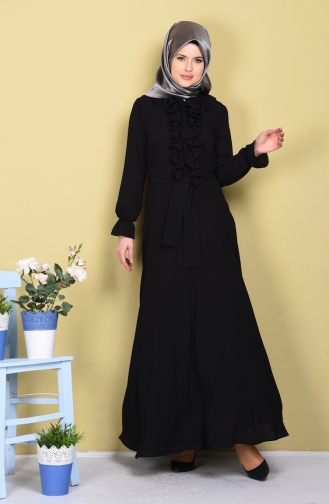 فستان أسود 4143-07