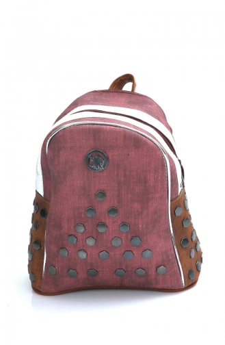 Claret Red Backpack 10222BO