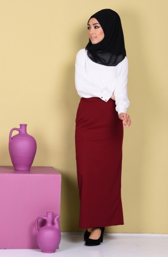 Claret Red Skirt 6171-01