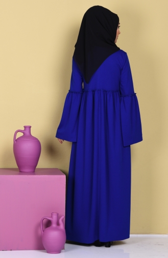 Saxe Hijab Dress 7253-04