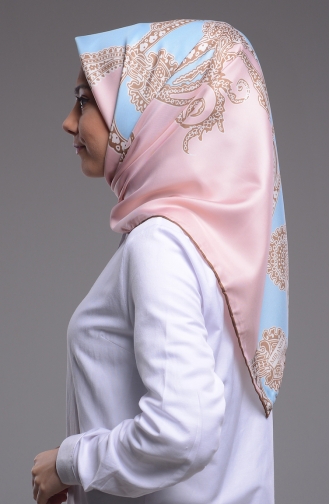 Babyblau Kopftuch 01